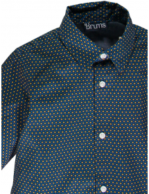 Brums - Camicia in popeline stampato 213BFDC003 284 BRUMS - 5