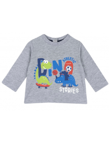 Chicco -T shirt manica lunga con stampa 67476 091 Chicco - 1