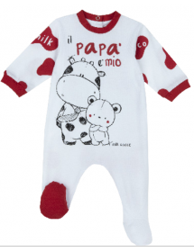 Chicco - Tutina cotone manica lunga papà 02233 037 Chicco - 1