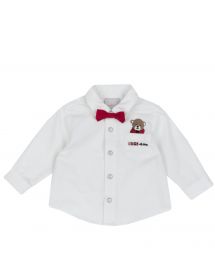 Chicco- Camicia bianca con papillon rossp e cucitura oresetto 54631 Chicco - 1