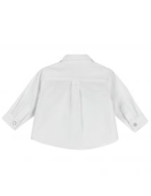 Chicco- Camicia bianca con papillon rossp e cucitura oresetto 54631 Chicco - 3