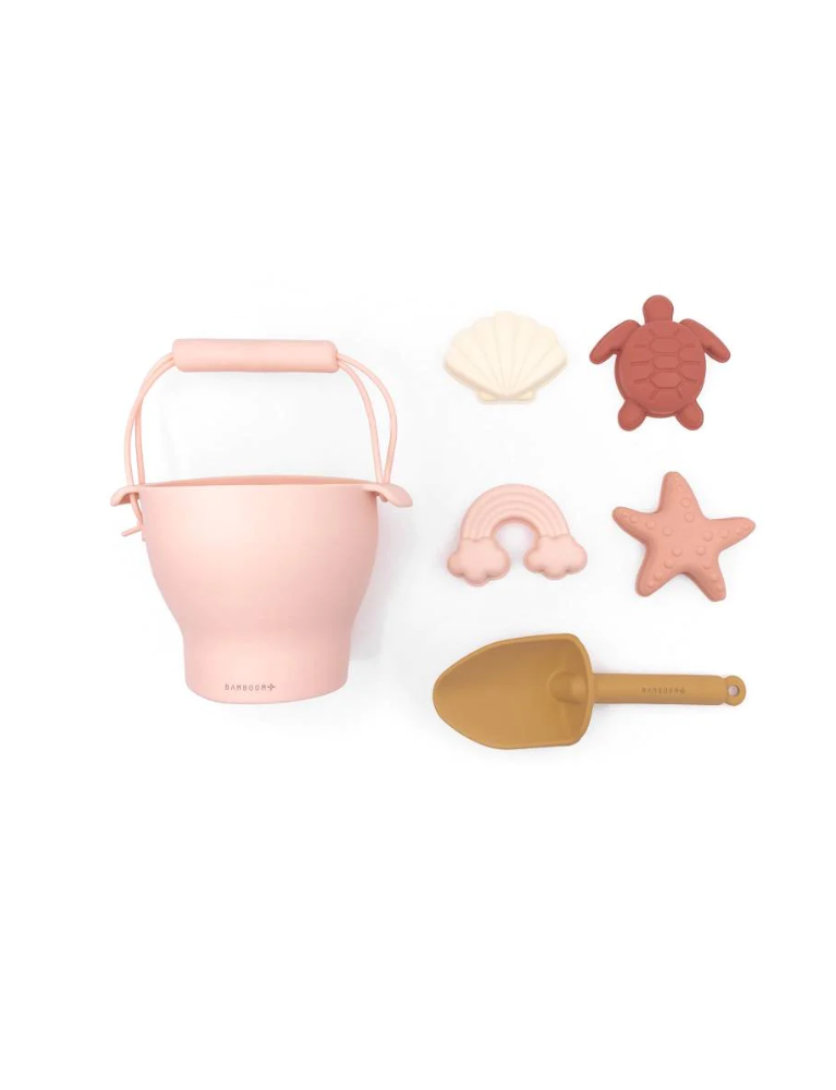 Bamboom - Set spiaggia in silicone rosa Bamboom - 1