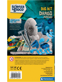 Clementoni - Scienze e Gioco - Dig Kit Drago marino 16431 Clementoni - 3