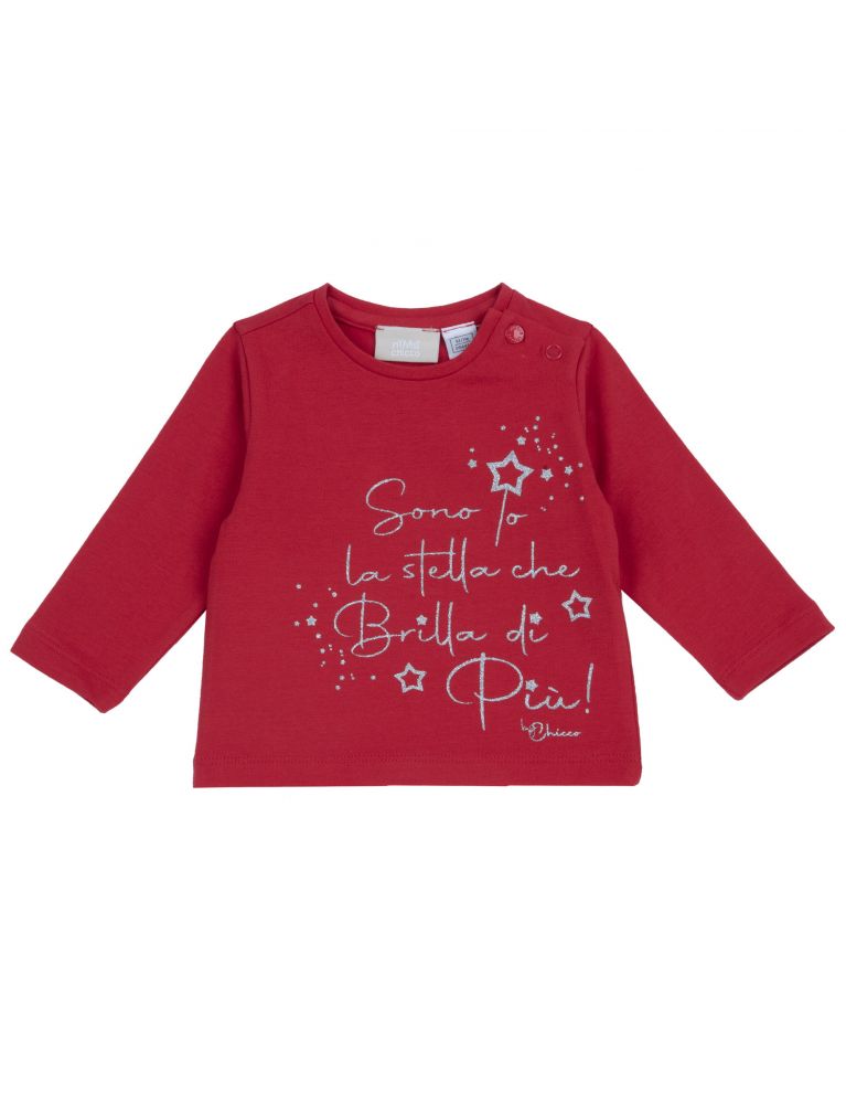 Chicco - T shirt caldo contone rossa 02886 Chicco - 1