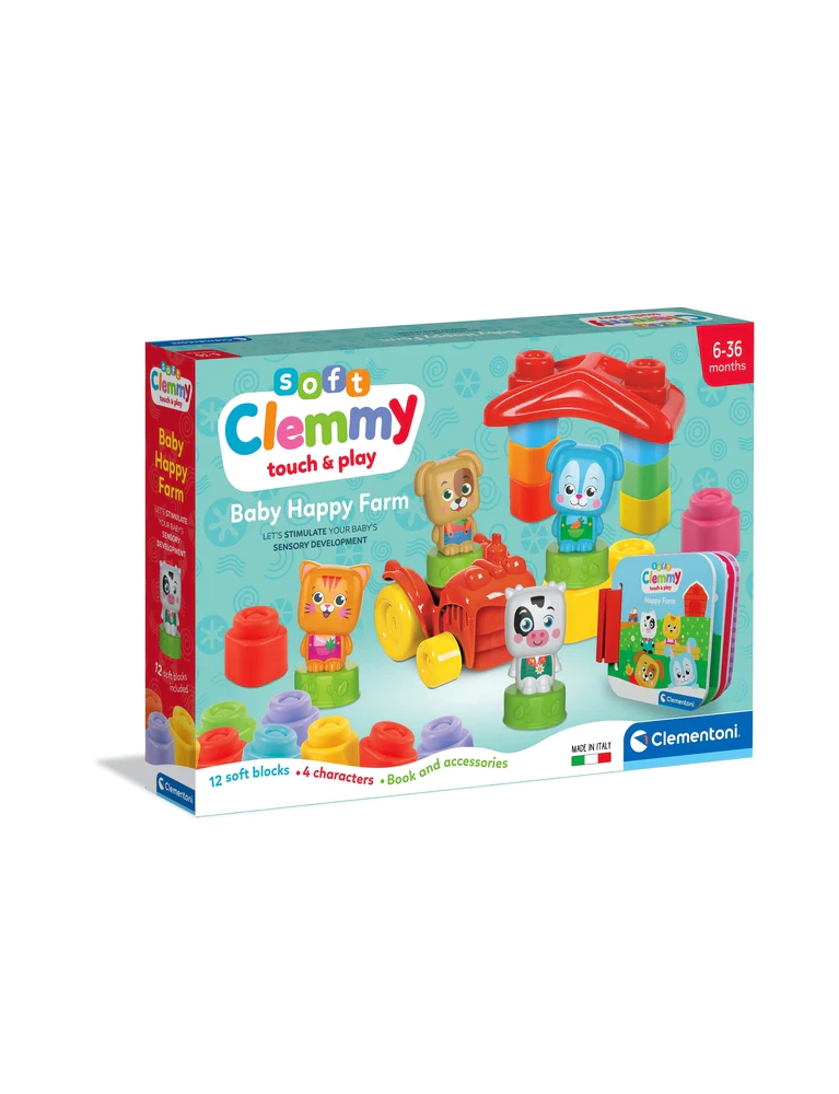 Clementoni  - Soft Clemmy - Baby Happy Farm 17884 Clementoni - 1